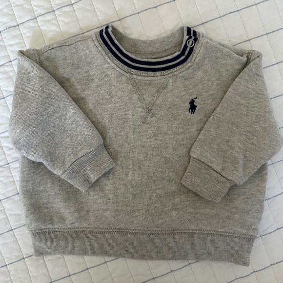 Ralph Lauren Baby Boy Crewneck sweatshirt 6 months - Picture 1 of 3
